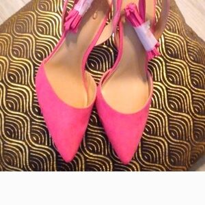 Mix No 6 Pink Suede Heels